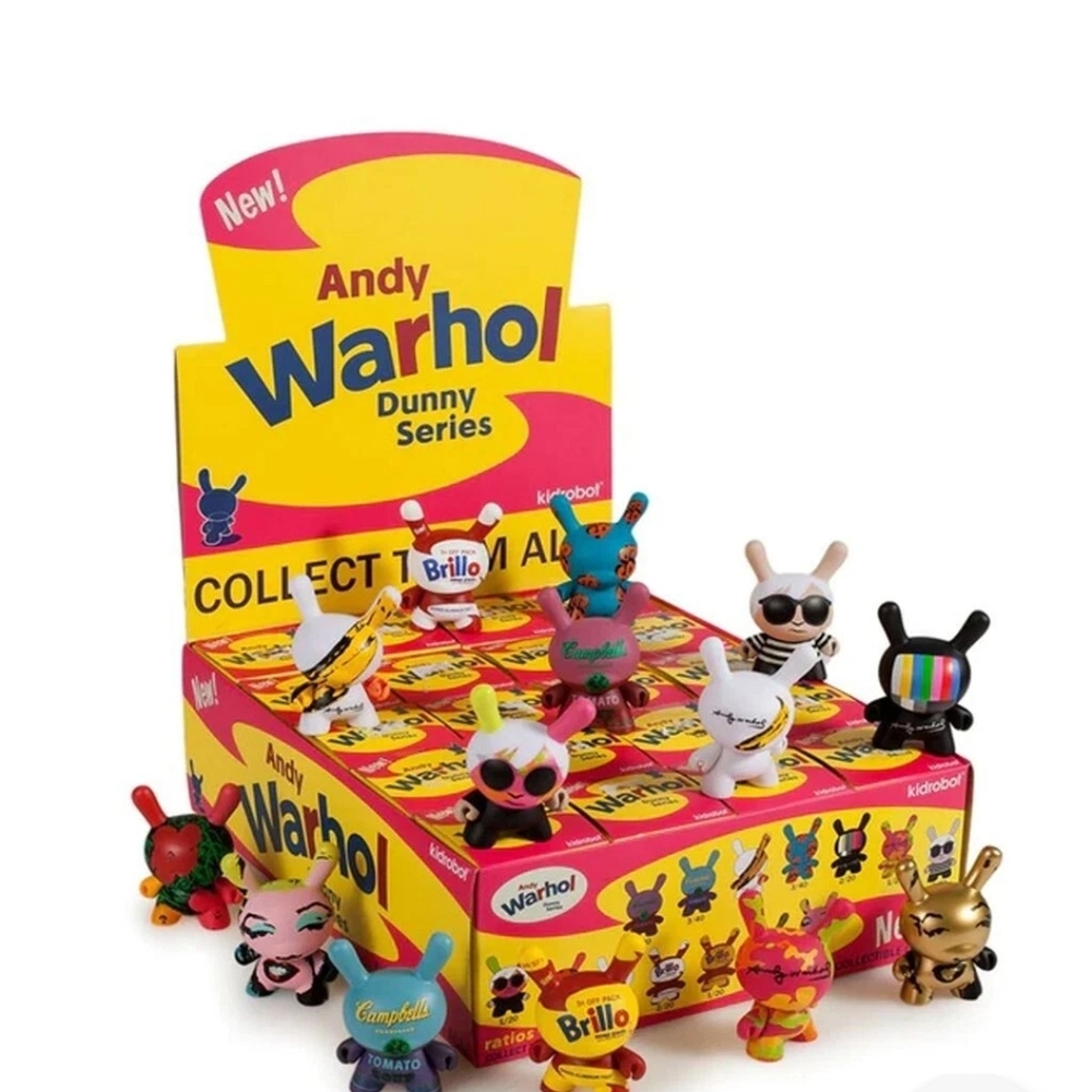 FACTORY SEALED Kidrobot x Andy Warhol Dunny Mini Series